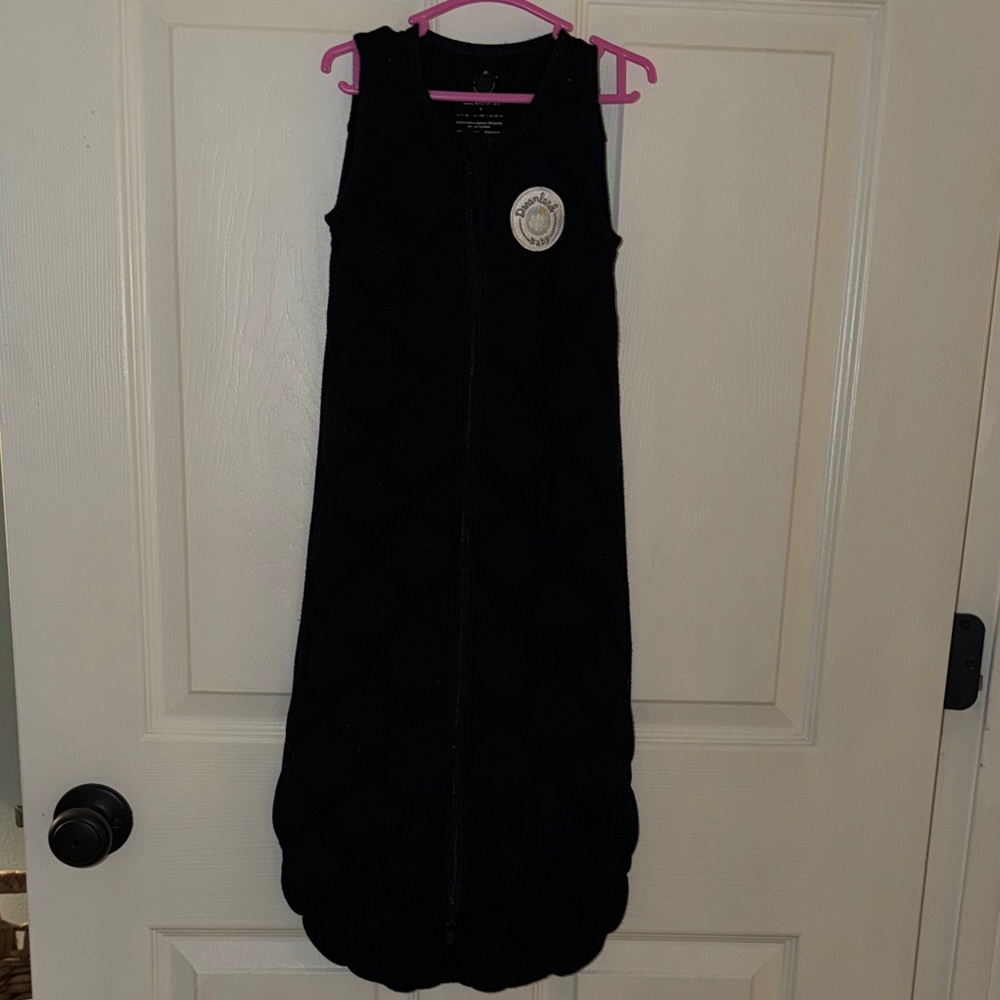 Black quilted dreamland weighted sleep sack 6 to 12 month 15 to 24 pound